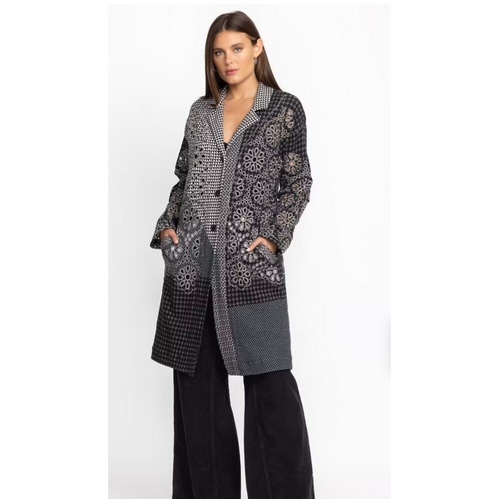 Johnny Was Biya Neelu Eyelet Jacket NWT